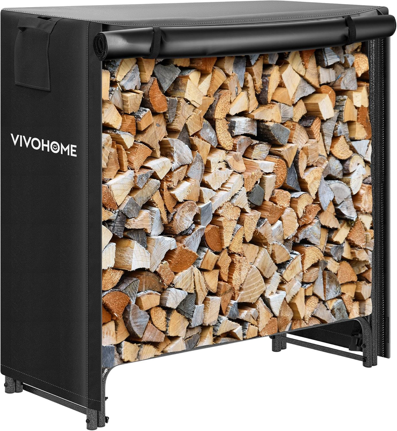Ebern Designs 3 ft Heavy Duty Firewood Rack with Cover - Wayfair Canada