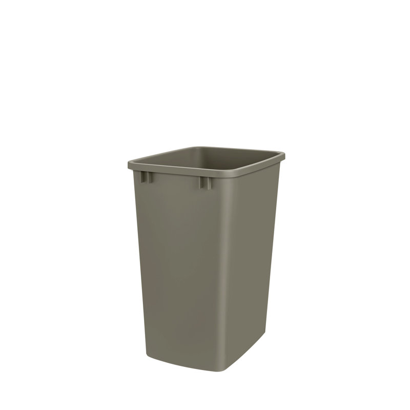 Poubelle (s) de remplacement en polymère Rev-A-Shelf, Champagne, 35 qt