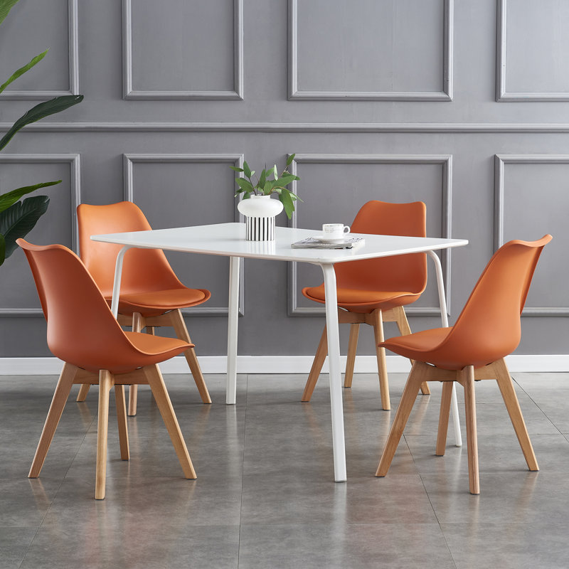 Knutsford Kitchen Dining Chair, Orange, 4