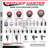 3.5 Inch_316SS_Polyurethane 3/8 Inch Threaded Stem Caster Set 2 Lock Brake-101313634
