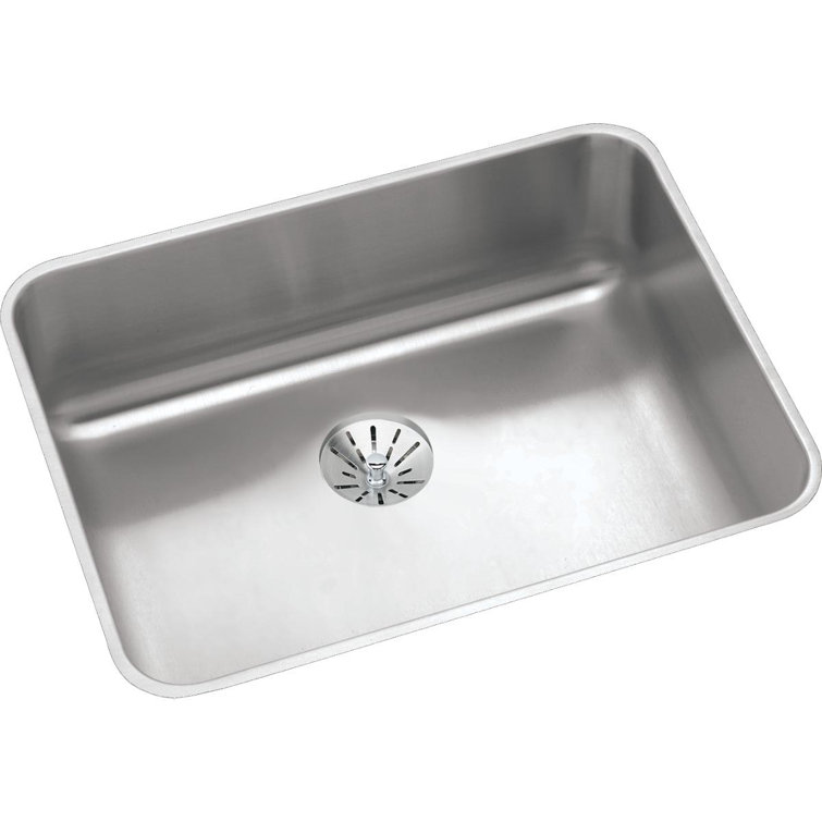 Lustertone 23.5" L x 18.25" W Undermount Kitchen Sink with Perfect Drain
