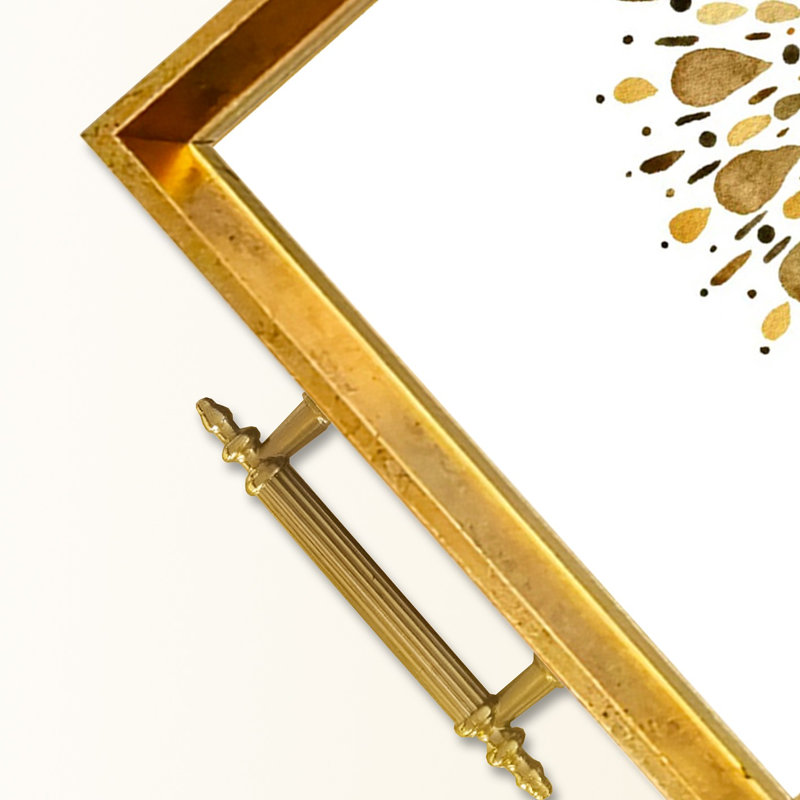 Élégant plateau en verre de 19,7 po x 11,4 po x 1,4 po | Fabrication 100% verre durable | Facile à nettoyer avec un chiffon humide | Idéal pour le service, la présentation décorative et l'organisation | Ajout élégant à la décoration intérieure
