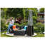 Chauffe-terrasse bronze bronze