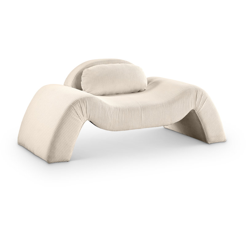 Fauteuil d'appoint Austin Amsterdam Austin, Tissu velours côtelé beige
