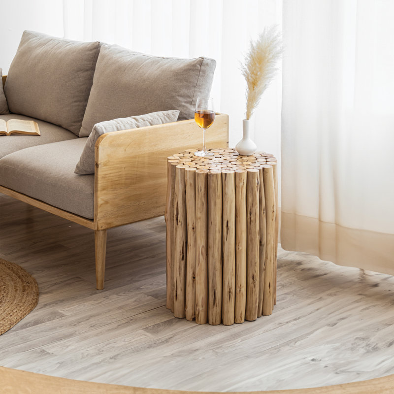 Wood End Table