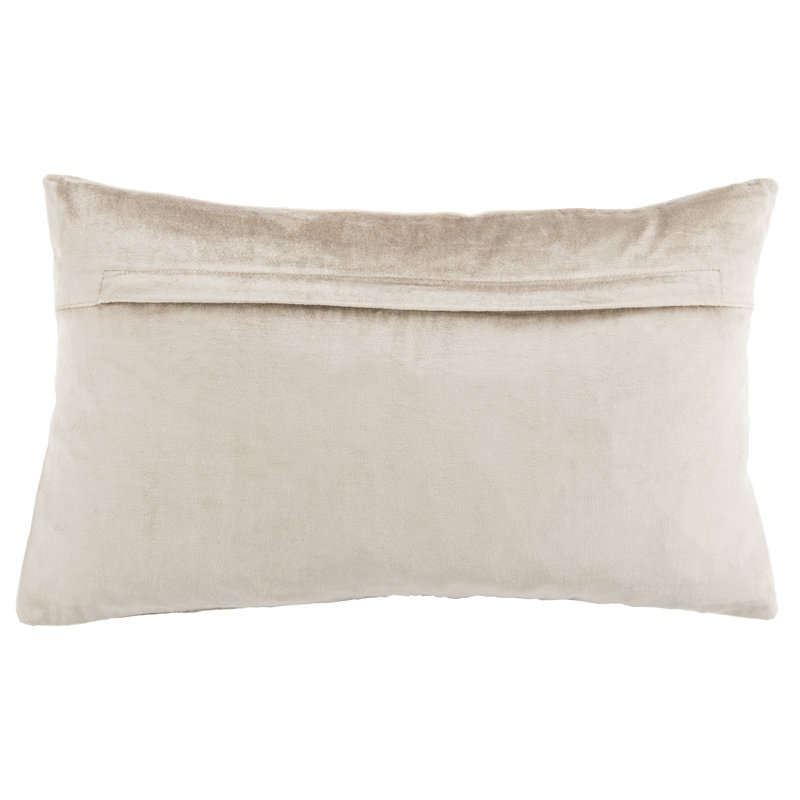 Deston Darling Beige and Gold 12" x 36" Rectangle Pillow
