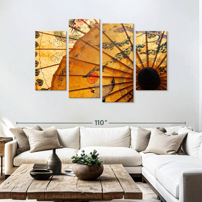 Parasol japonais Kerner, H 54 po x l 84 po