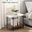 Table de bout en faux marbre-2105451577