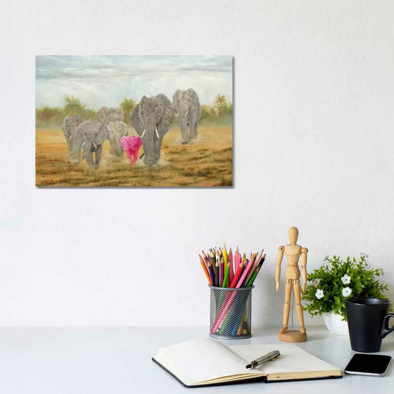Charge by Laura Curtin - Wrapped Canvas Gallery-Wrapped Canvas Giclée, 20.32 cm H x 30.48 cm W