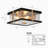 Deanna 3 - Light 12'' Square / Rectangle Flush Mount