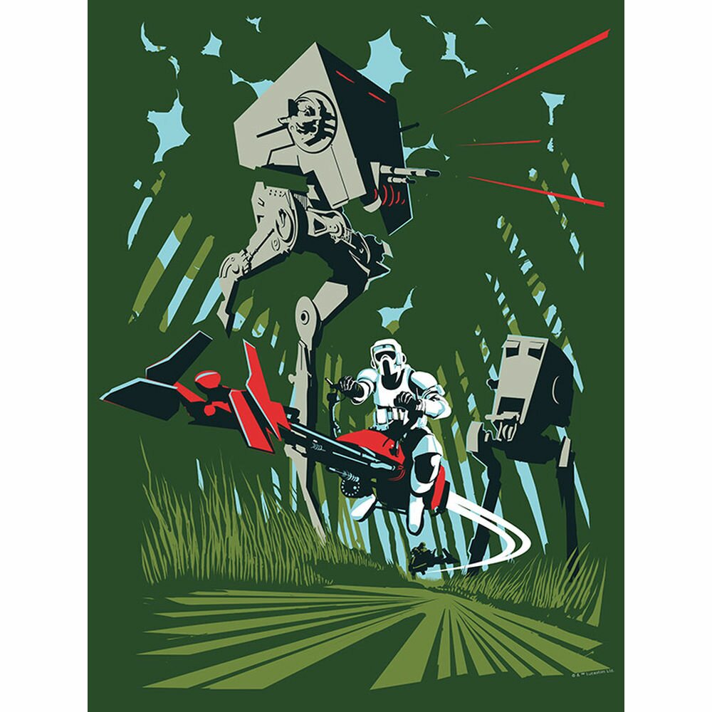 Poster Star Wars Vector Endor