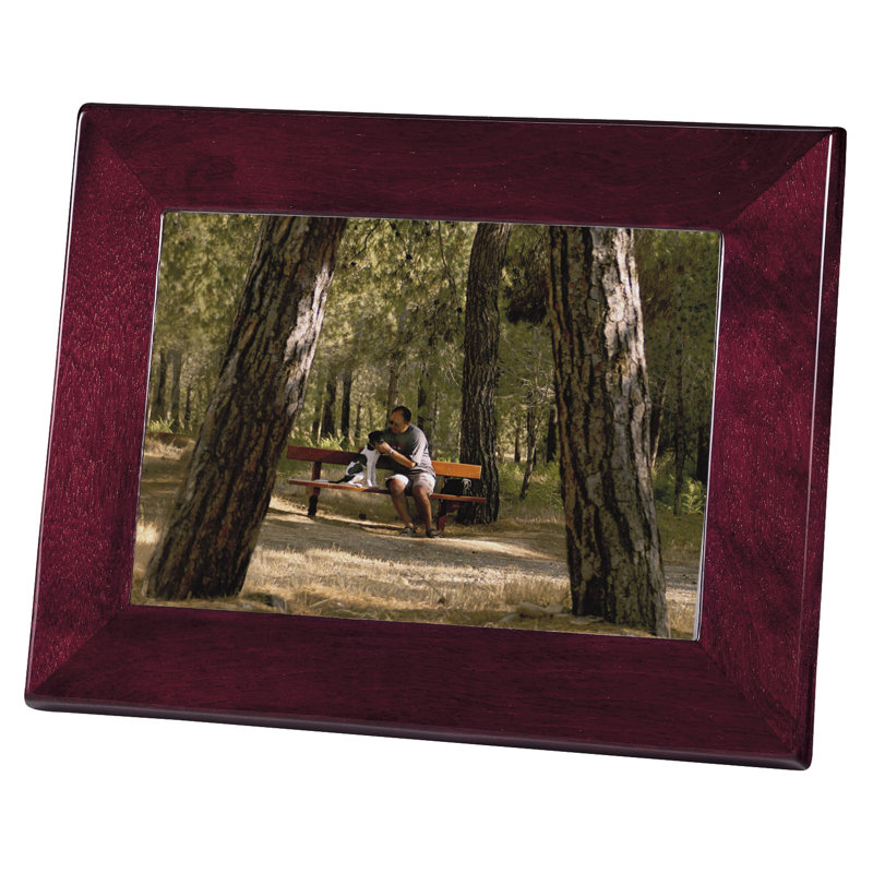Red Wood Bevelled Picture Frame