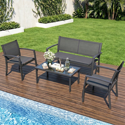 Ensemble de patio complet 4 pièces Arantxa