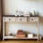 Entryway Console Table With Drawers And Bottom Shelf – Space-Saving Sofa Table With Extra Storage And Projecting Drawers-737883623-737883616