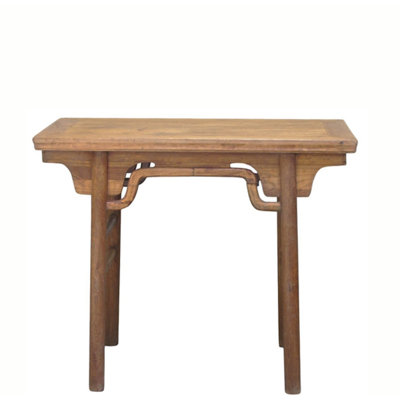 19th Century Elm 38" Altar Table