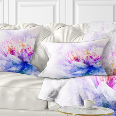 Coussin Blue Flower