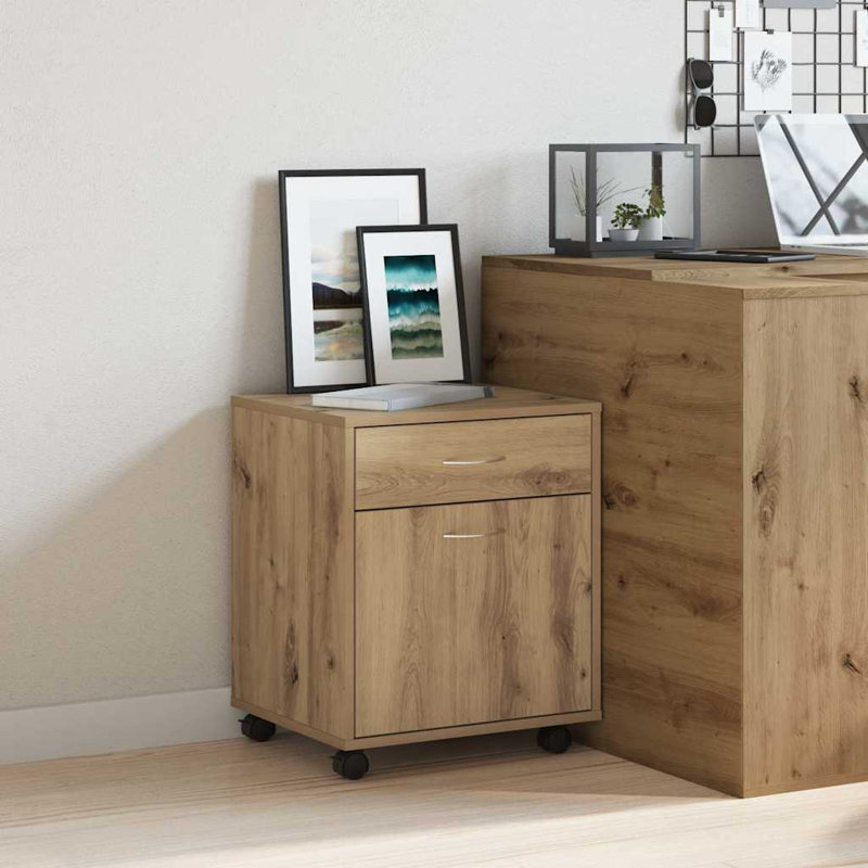 Arpelar 1 Drawer Filing Cabinet, Artisan Oak