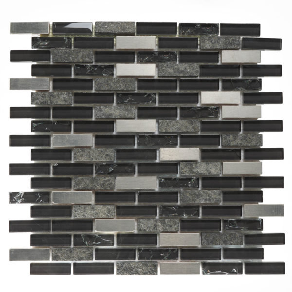 Mixed 5/8×2 Brick Mosaic Tile