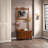 Solid Wood Veneer Hall Tree with Hooks-110399926