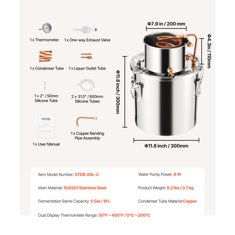 Trousse de brassage Moonshine, 5 gallons