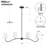  4 - Light 44”W Electroplated Brass Iron Modern Kitchen Island Chandelier Pendant Light-2099510494