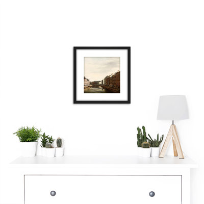 The Golden Bend Amsterdam by Berckheyde - Single Picture Frame Painting