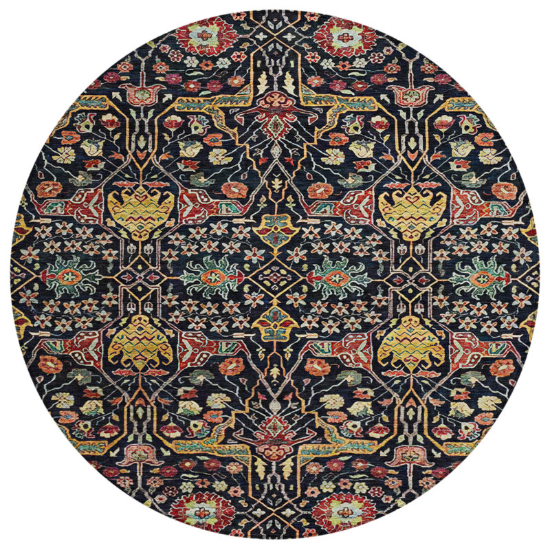 Tapis d'intérieur rond 8 pi