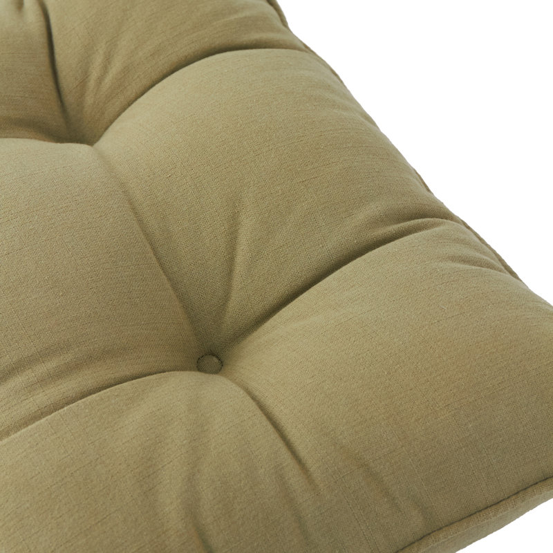 Slub Cotton 2 Pack Seat Pads, Light Green