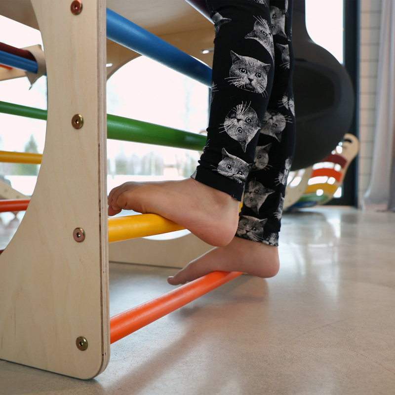 KateHaa 58cm W Wood Climber, Rainbow