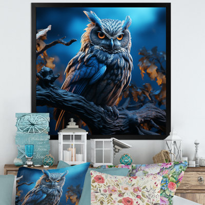 " Blue Owls Moonlight Realm IV "