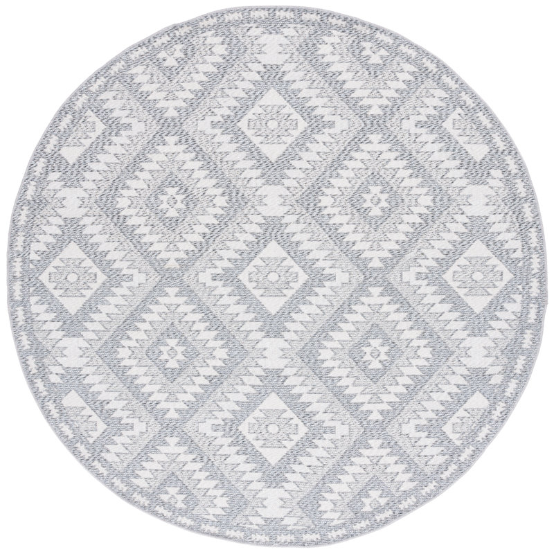 Lacie Performance Southwestern Rug, Round 6'7"
