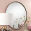 Refined Round Iron Mirror-909679342