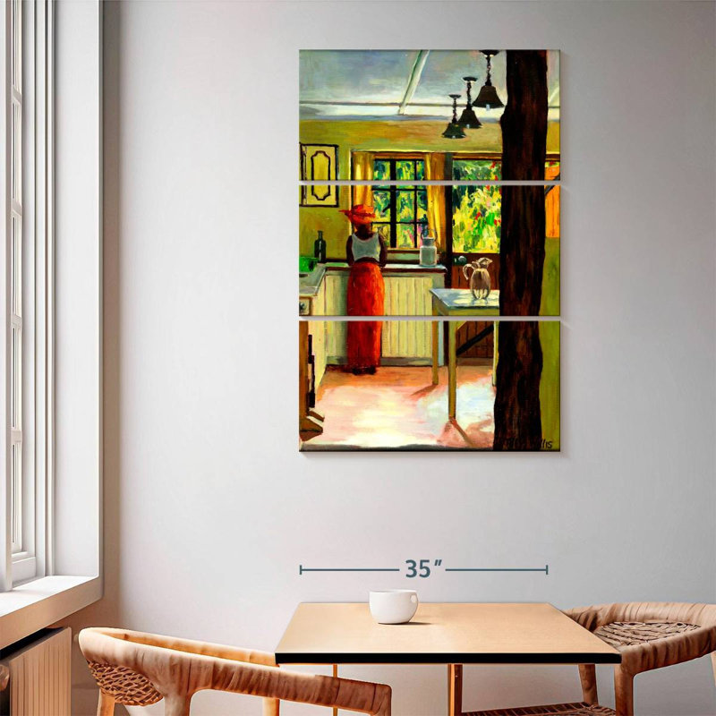 Leisha African Kitchen, 65" H x 42" W