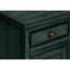 Table en placage bleu antique pour le salon - Accent avec rangement, table de chevet et armoire
