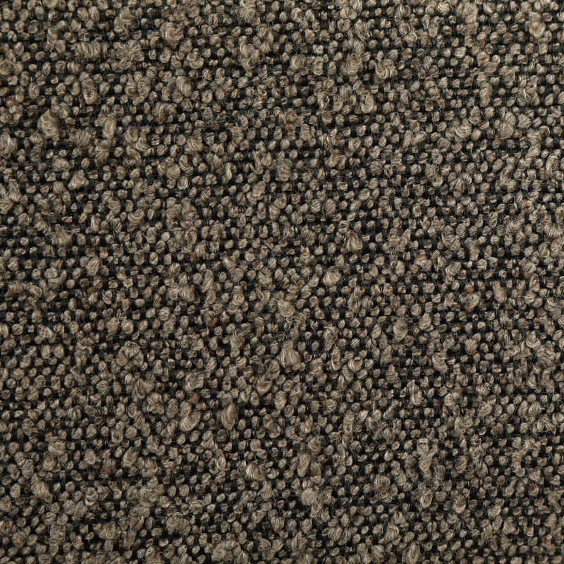 Chaise d'appoint rembourrée Boucle, Chocolat