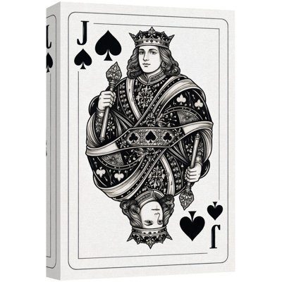 Art rétro de pique, carte de jeu, images de salle de jeux, impression sur toile encadrée