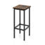 Ensemble de 4 tabourets de bar 26 "avec pieds et repose-pieds en métal-646680732