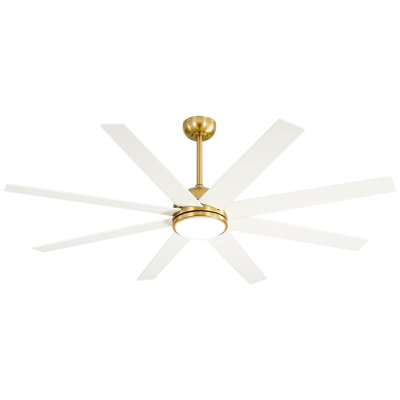 65 Inch Ceiling Fans with Lights and Remote