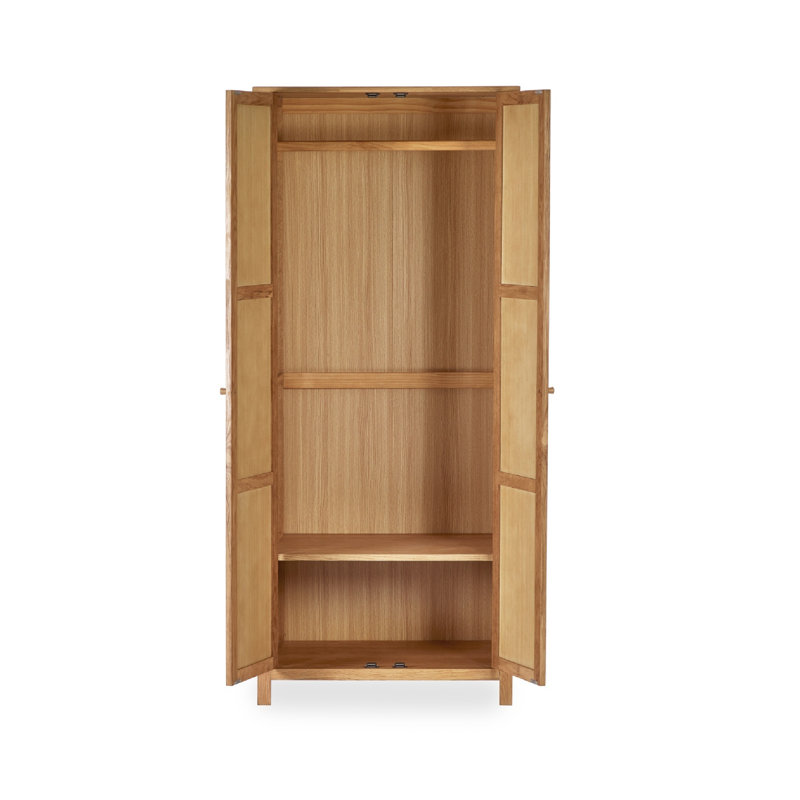 Buddleia 2 Door Wardrobe, Brown