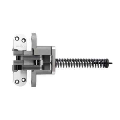 5.5'' H x 9.23'' W E-Coat Invisible/Concealed Single Door Hinge