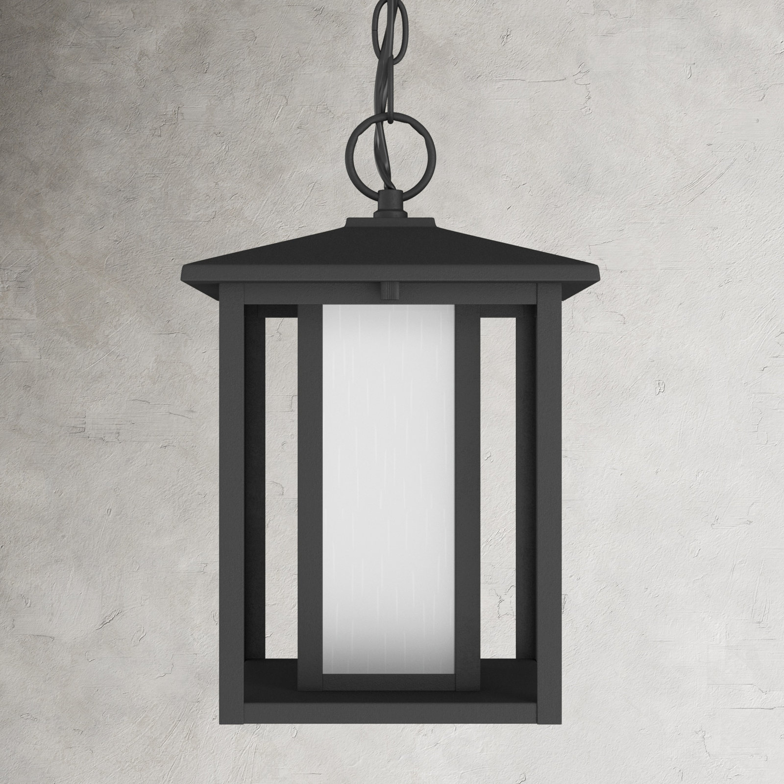Vermont Outdoor Aluminum Pendant, Black, No