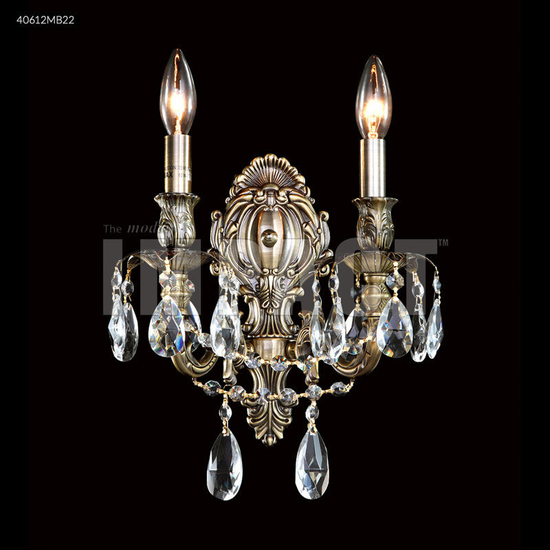 Brindisi 2 - Light Candle Wall Light, Monaco Bronze, Imperial