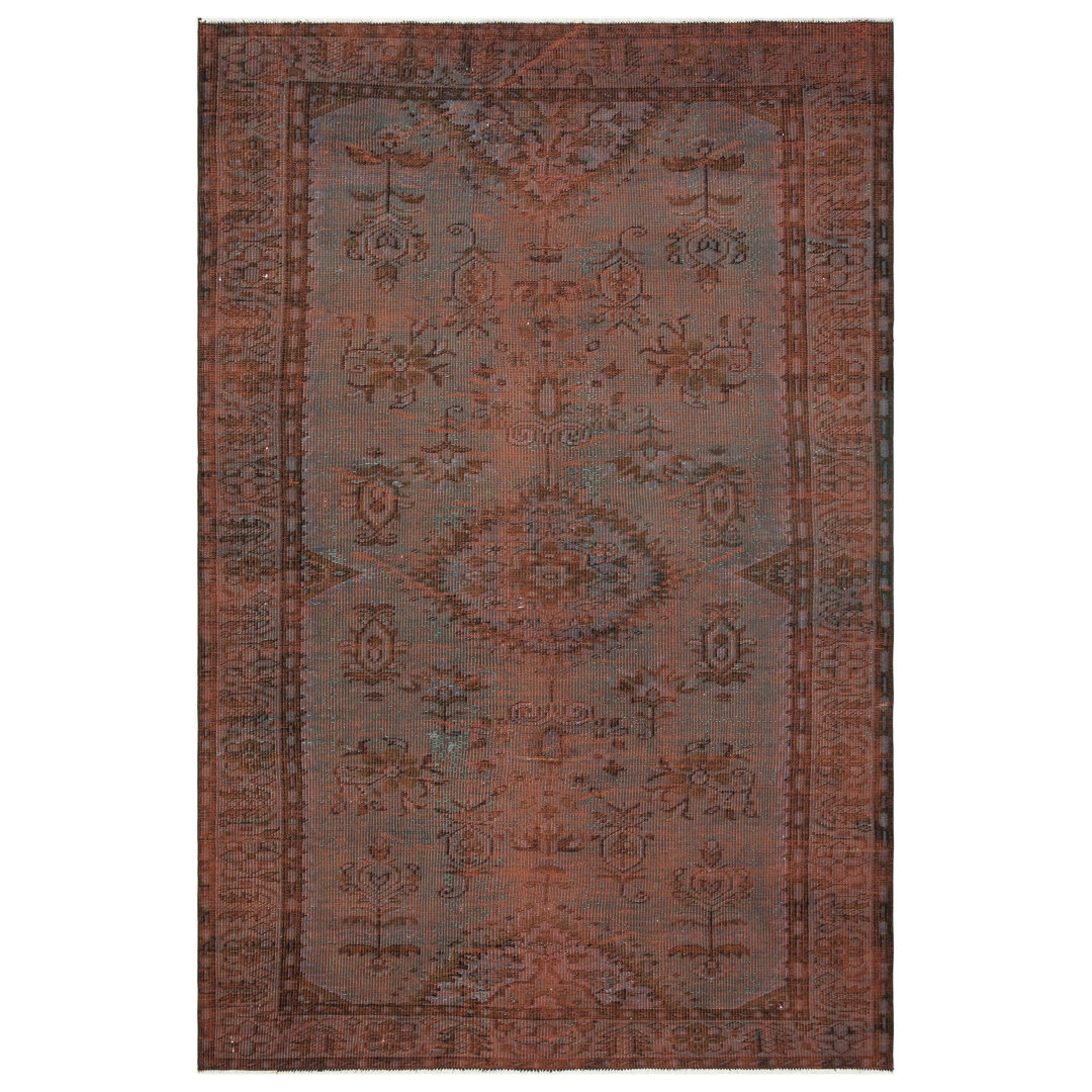 Round Totten Hand Knotted Area Rug