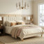 Base de lit tapissier avec tête de lit à oreilles Deeb-609195245-595781582
