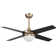 48'' Amrah 4 Blades LED Smart Standard Ceiling Fan with Wall Control and Light Kit Included