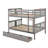Full Over Full Bunk Bed With Drawers