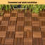 Carreaux de terrasse entrelacés à motif rayé-111809141