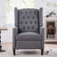 Fauteuil inclinable manuel large avec tissu de haute résistance aux couleurs et technologie de boucle de traction à pointe profonde-849406152