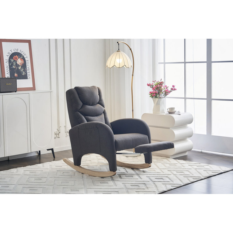 Chaises berçantes, Gris foncé