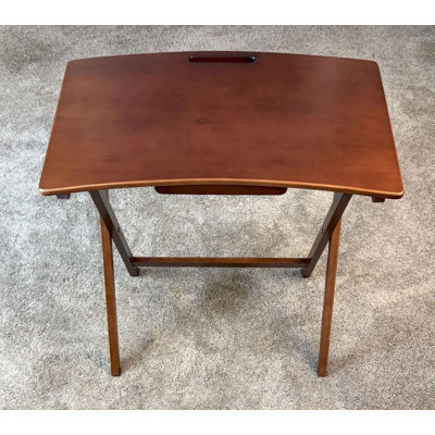Table personnelle pliante en bambou massif